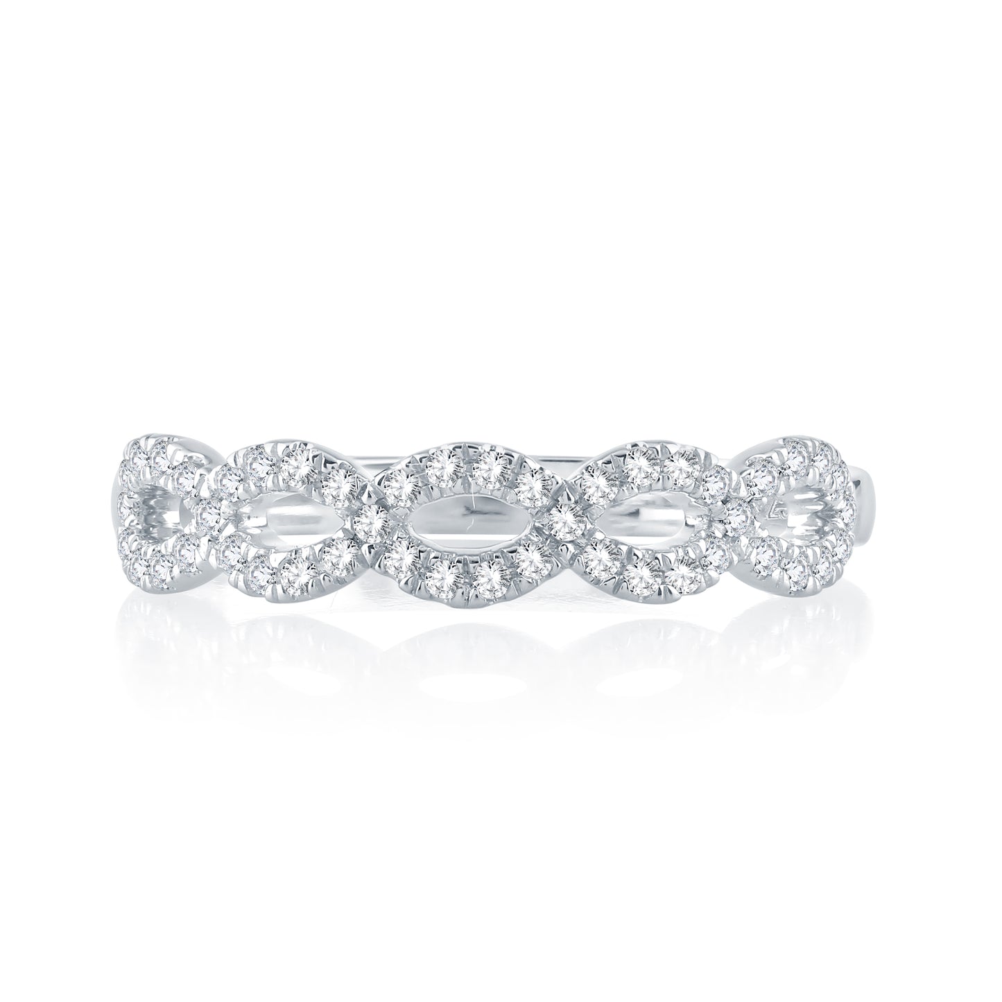 Diamond Twist Stackable Band