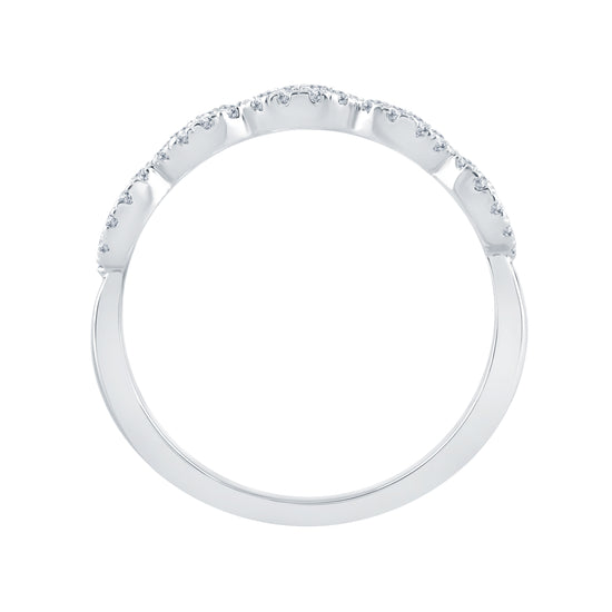 Diamond Twist Stackable Band