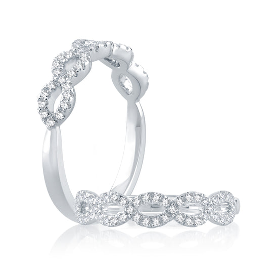 Diamond Twist Stackable Band