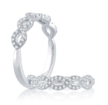 Diamond Twist Stackable Band