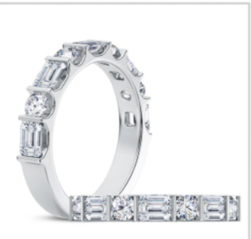 Diamond Stackable Band