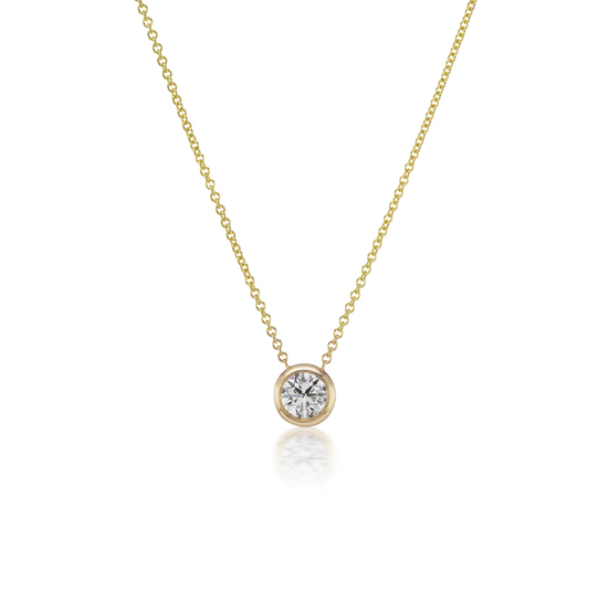 .70 Carat Diamond Bezel Necklace
